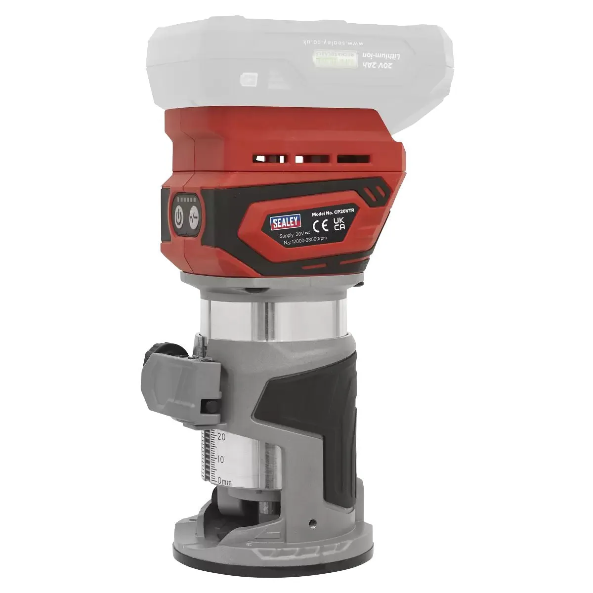 Sealey CP20VCOMBO12 2x20V Cordless Router & Combi Drill Kit -2 Batteries