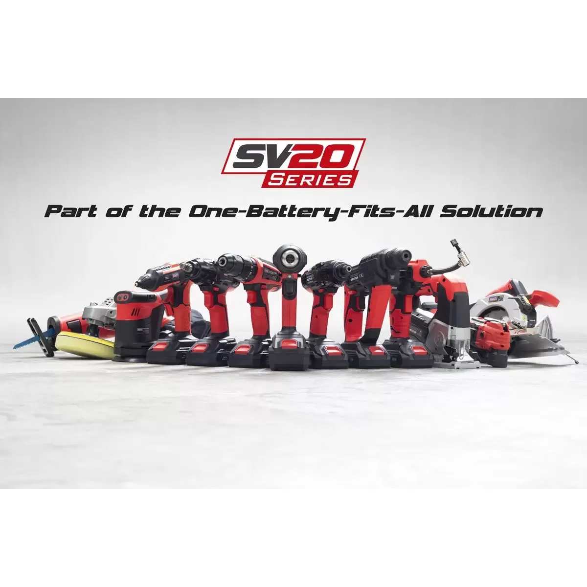 Sealey CP20VCOMBO12 2x20V Cordless Router & Combi Drill Kit -2 Batteries