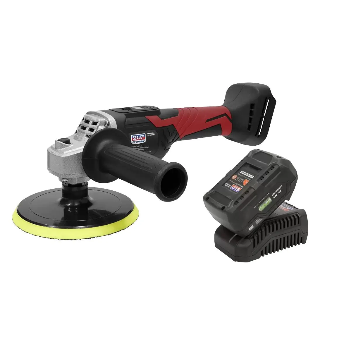 Sealey CP20VRPKIT 150mm Cordless Rotary Polisher Kit 20V/4Ah