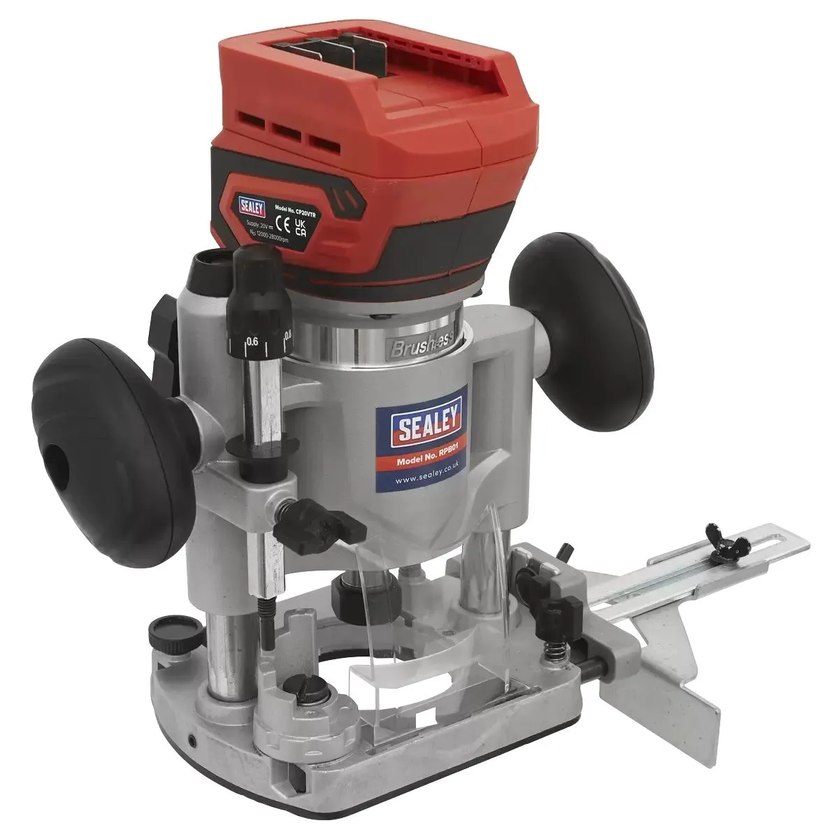 Sealey CP20VTRKIT Cordless Trimming Router Kit 20V & 2 Batteries