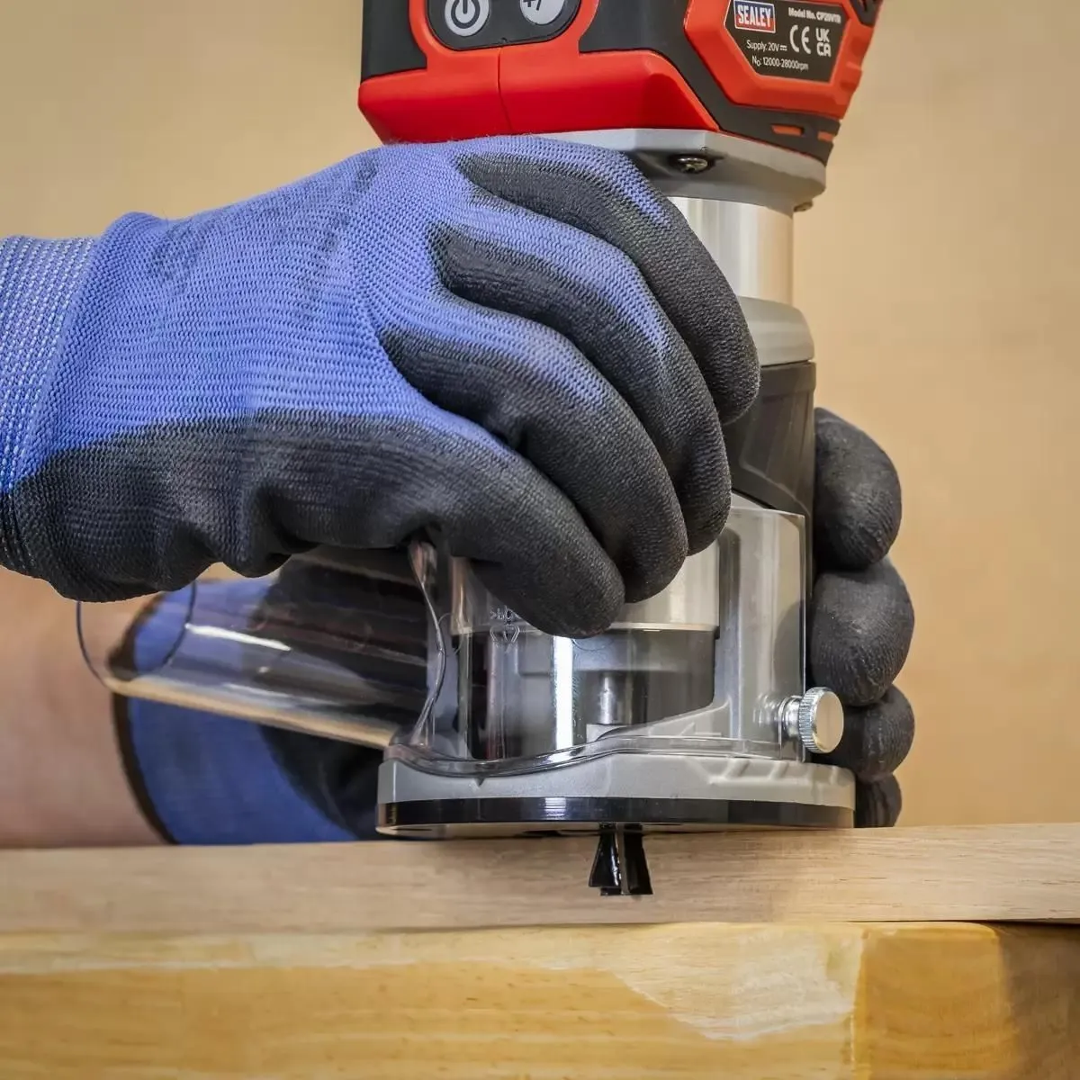 Sealey CP20VTRKIT Cordless Trimming Router Kit 20V & 2 Batteries