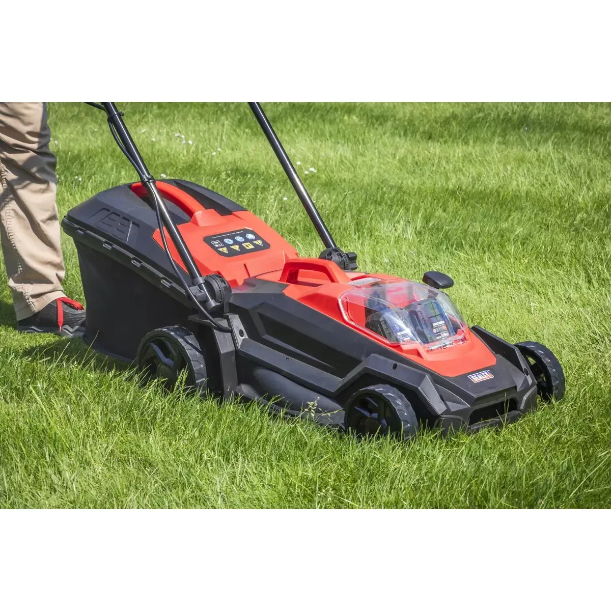 Sealey CP40VLMKIT 40V 40cm Cordless Lawn Mower Kit With 2 battries & charger
