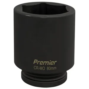 Sealey IS180D 80mm 1Sq Drive Deep Impact Socket