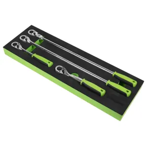 Sealey S01231 Ratchet Wrench Set 4pc 1/2Sq Drive