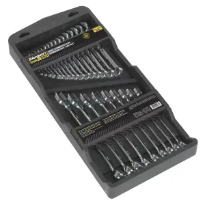 Sealey S0564 Combination Spanner Set 25pc Metric
