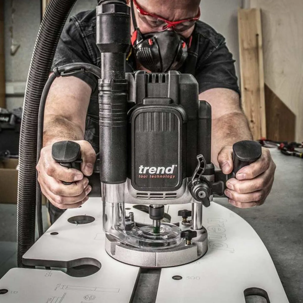 Trend T12EK 1/2 Plunge Router 240V with 35 Piece Set