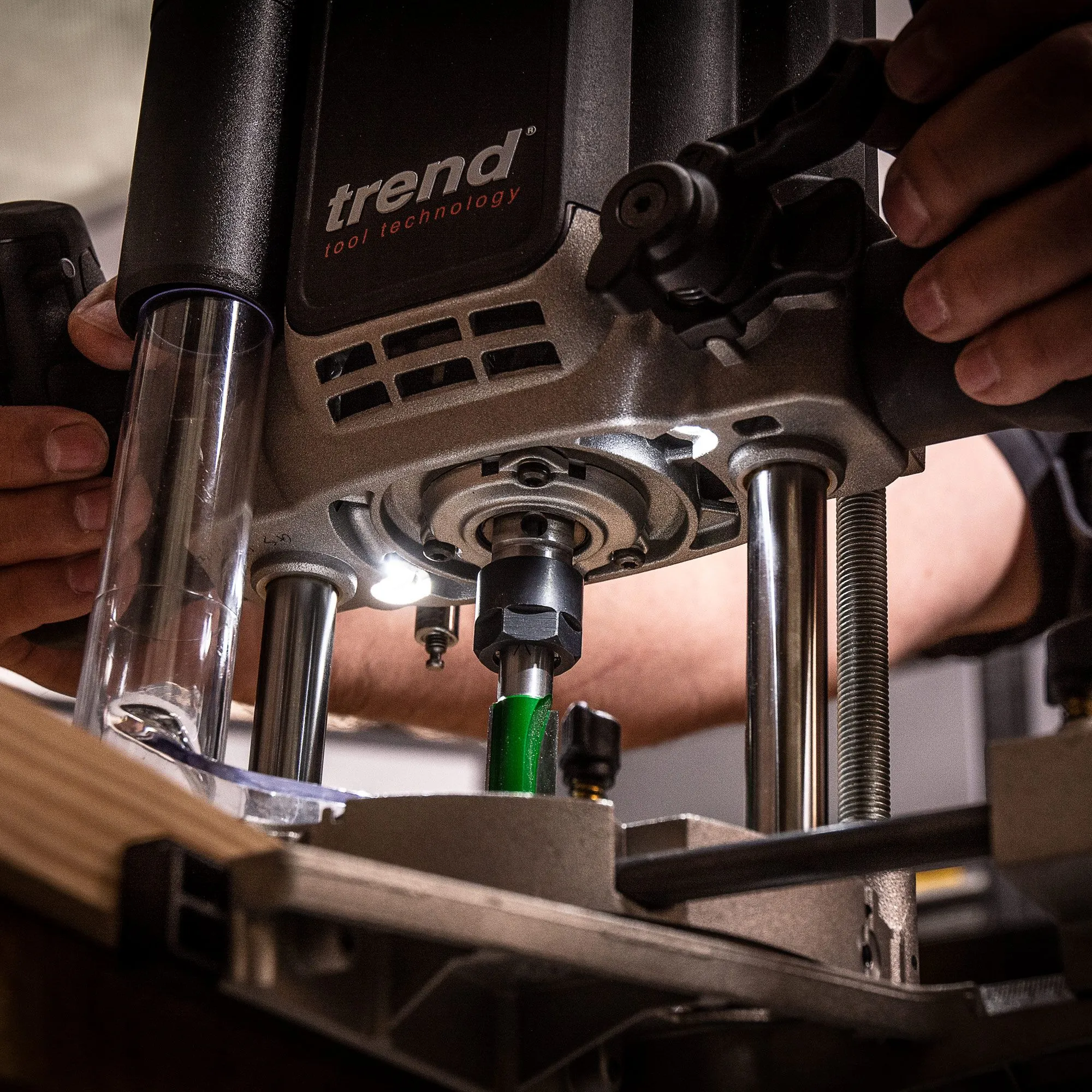 Trend T12EK 1/2 Plunge Router 240V with 35 Piece Set