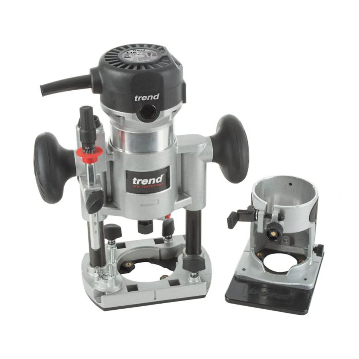 Trend T1EPS 1/4 Trim & Plunge Router Kit 240V/710W with 12 Piece Cutter Set